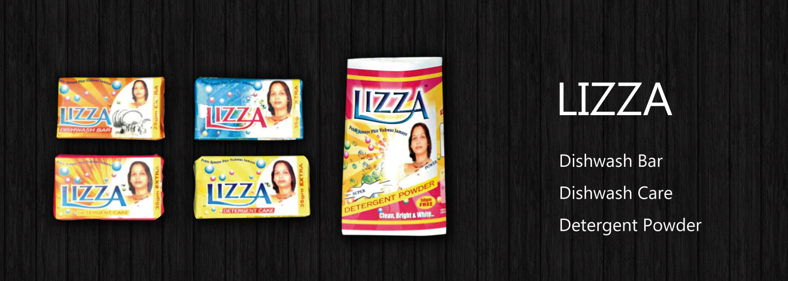 Lizza dishwash bar / detergent powder