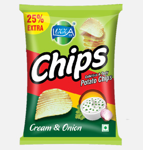 Potato Chips Cream Onion