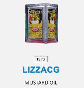 Lizzcg Mustard Oil 15ltr.